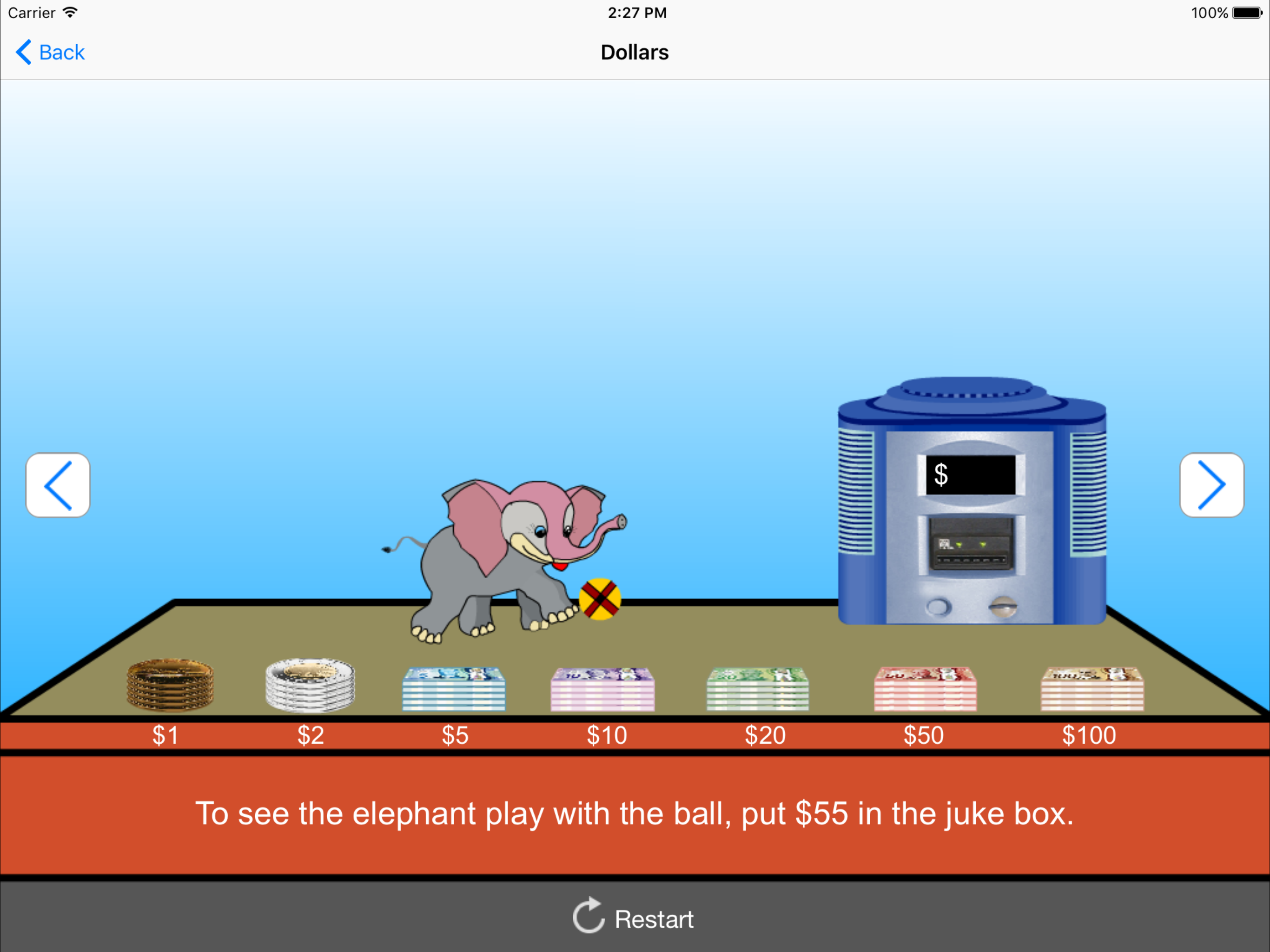 Paying with Coins and Bills (Canadian Currency)