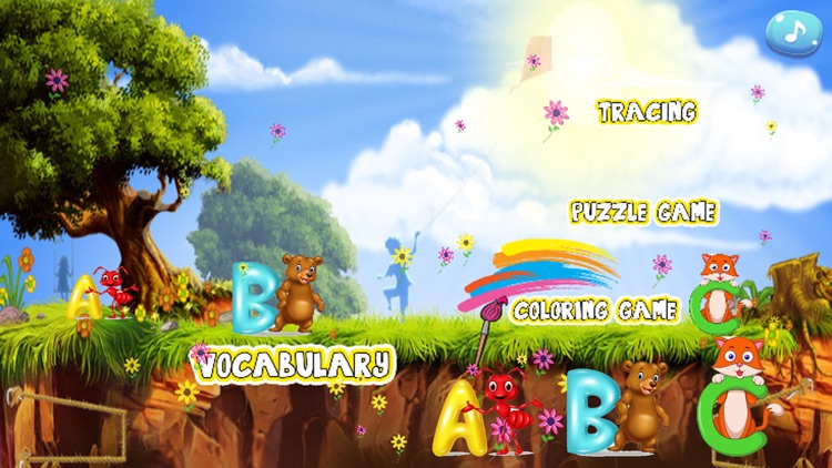 ABC Tracing Letter English Cursive Words Alphabet