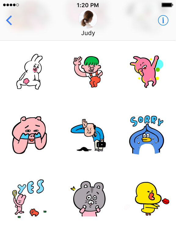 Dancing Doodling Animals ! iPad screenshot 5 - Stickers app