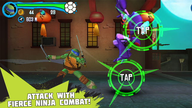 ‎Teenage Mutant Ninja Turtles: Rooftop Run Screenshot