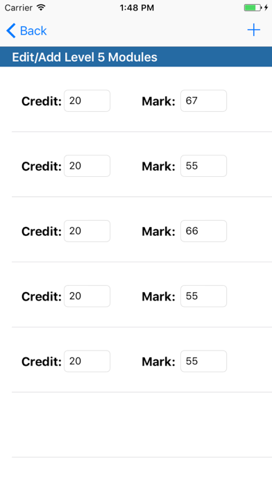 UWL Honours Calculator app screenshot 3