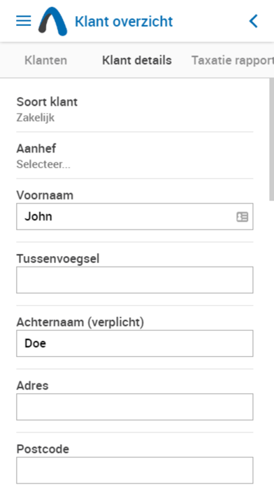 Screenshot #3 pour Klantenregistratie