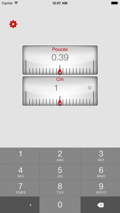 Screenshot #2 pour Pouces Centimètre