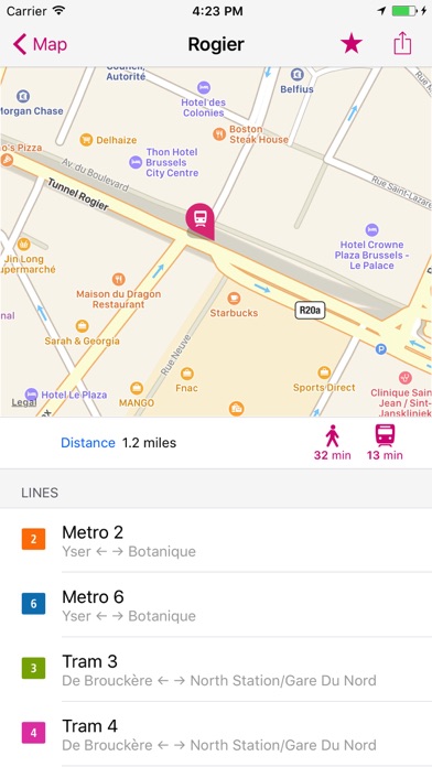 Screenshot #2 pour Bruxelles Rail Map Lite