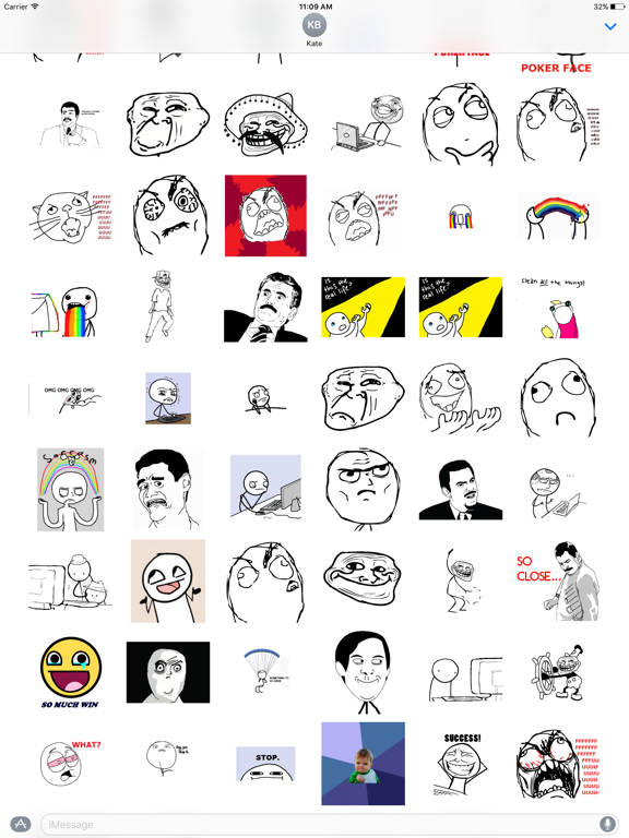 Meme Faces - Stickers for iMessageのおすすめ画像2