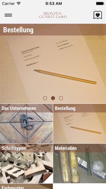 Bronzen-Gunkel Schriften