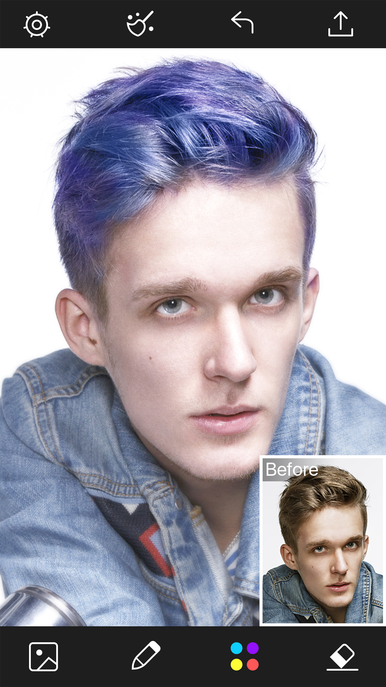 Hair Color Changer - Styles Salon & Recolor Booth screenshot 5