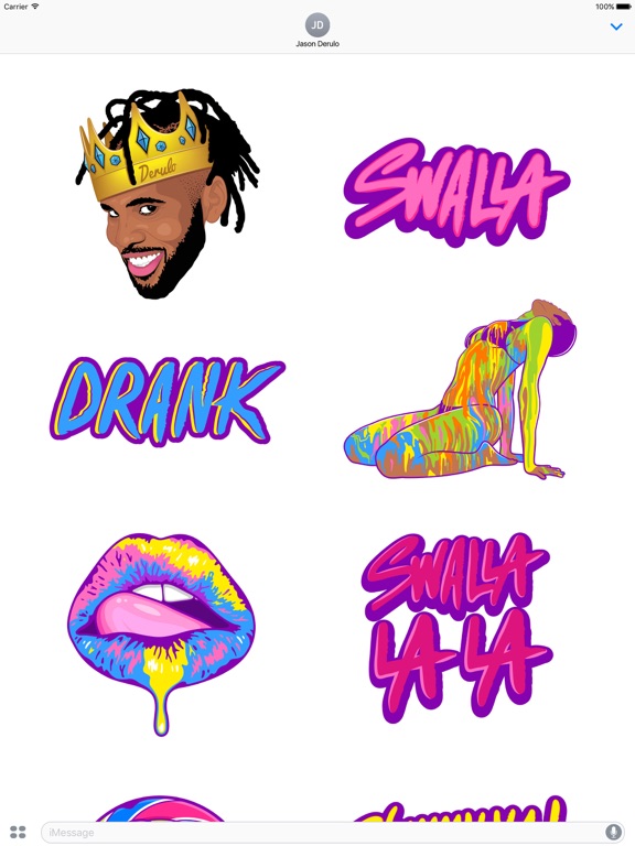 Screenshot #5 pour Jason Derulo Sticker Pack