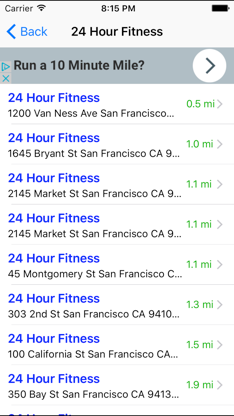 Gym Finder: Find Fitness Workout Gyms Near Me screenshot 2