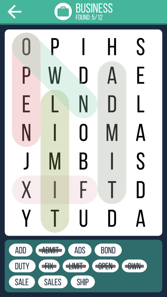 #1. Word Search - Four Languages (iOS) 由: 爱金 温