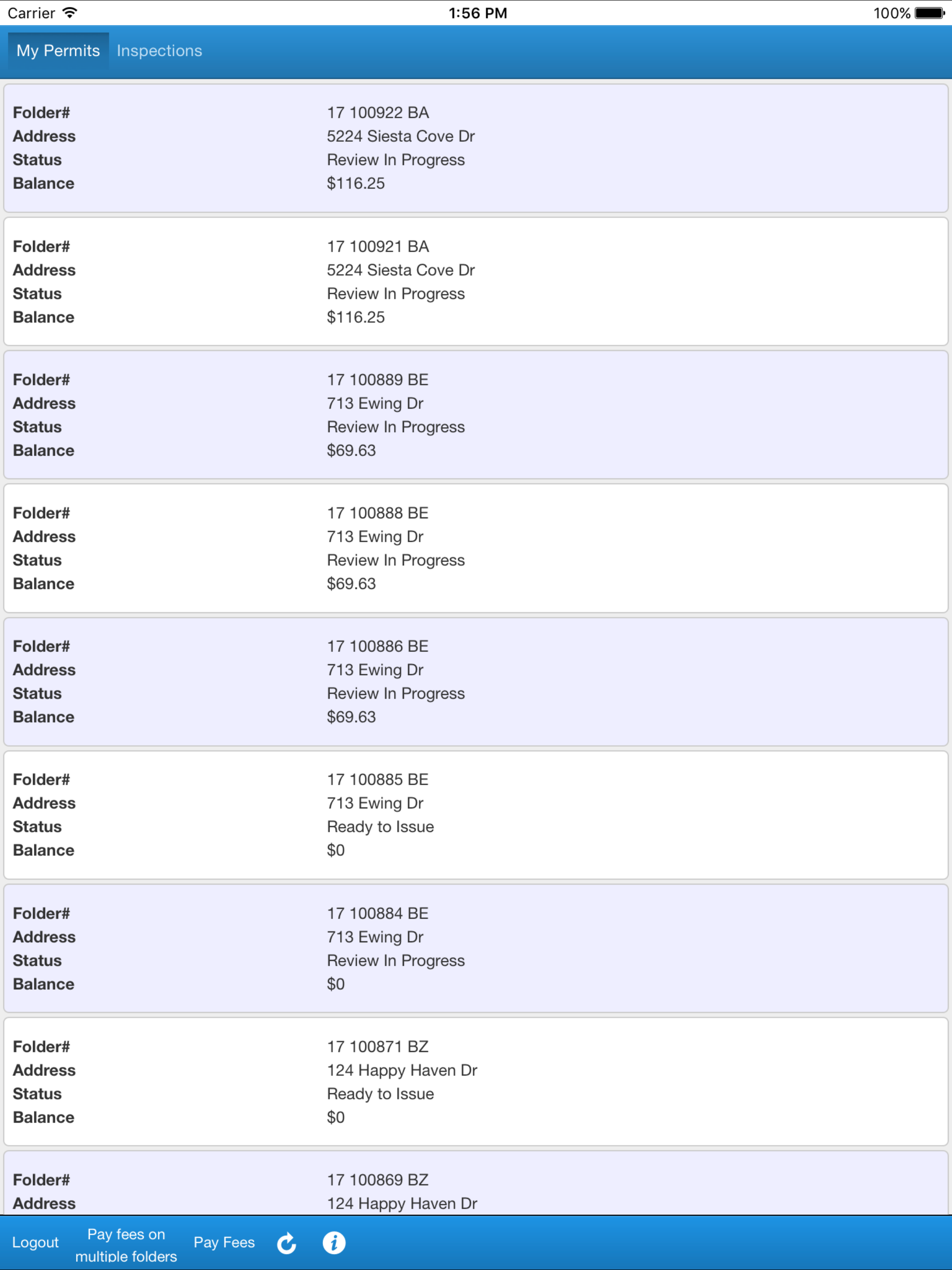 Sarasota County Contractor App screenshot 7