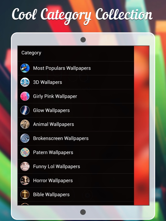 Wallpapers & Backgrounds Themes - HD Wallpaper iPad screenshot 3 - Shopping app
