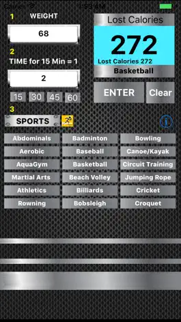 Game screenshot Sports Calories Lite mod apk