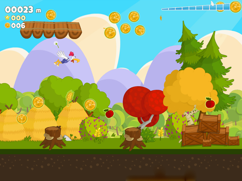 Chicken Fly: Platform Jumper official gameplay screenshot 2