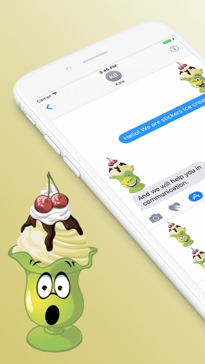 Ice cream SP emoji stickers