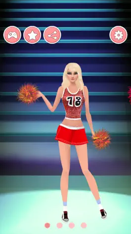 Game screenshot Cheerleader Dress Up - Fashion Makeover Games mod apk