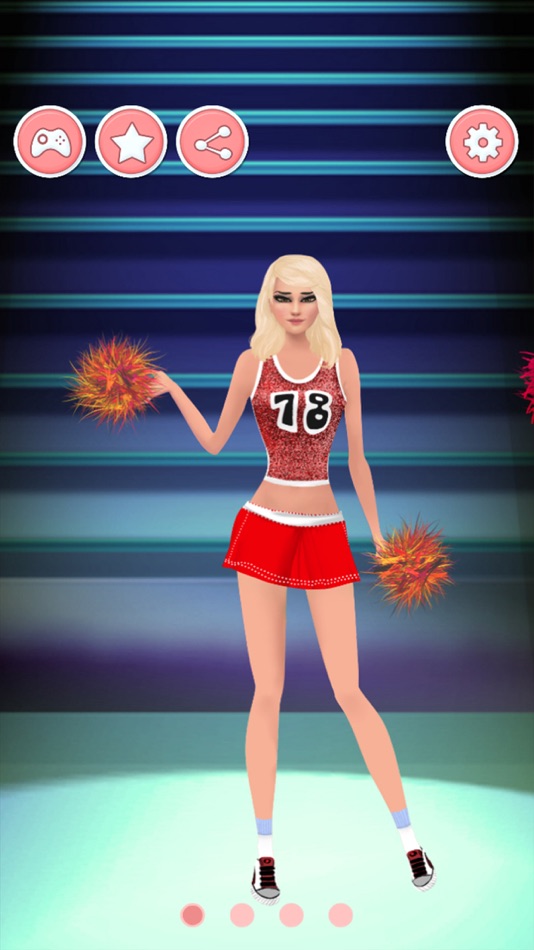 Cheerleader Dress Up - Fashion Makeover Games - 1.1 - (iOS)