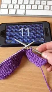 knitting stitch or row counter iphone screenshot 1
