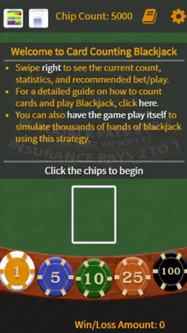 Game screenshot Card Counting Blackjack apk