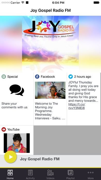 How to cancel & delete Joy Gospel Radio FM from iphone & ipad 1