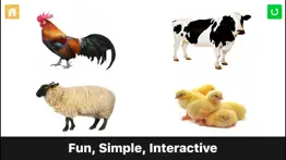 preschool games - farm animals by photo touch iphone screenshot 3