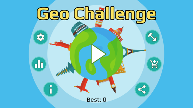 ‎Geo Challenge - Quiz Game Screenshot