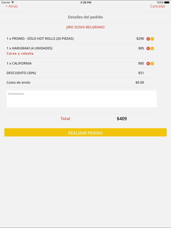 App screenshot