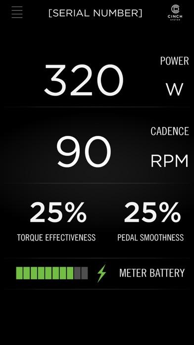Screenshot #2 pour CINCH Power Meter