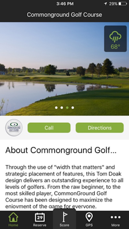 Commonground Golf Course - GPS and Scorecard