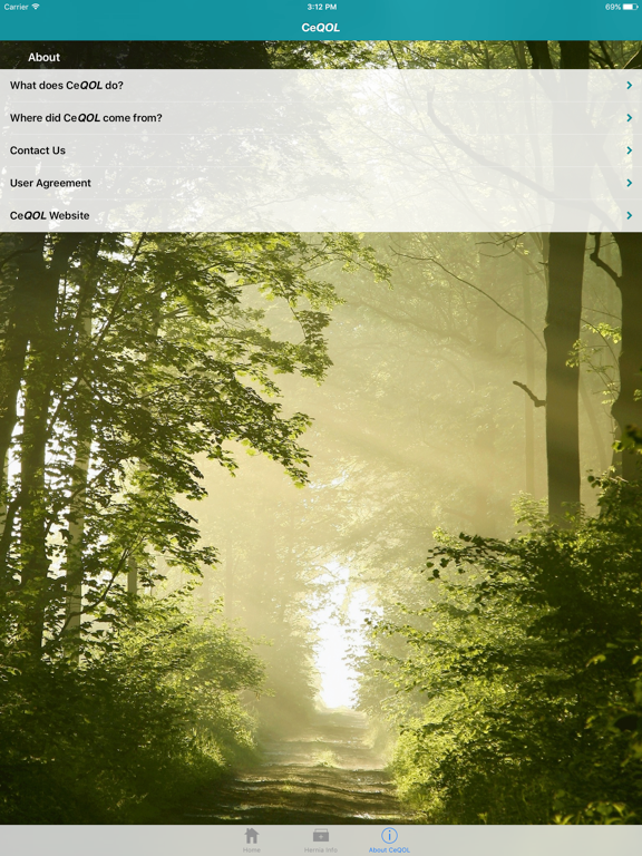 CeQOL – Inguinal Hernia iPad screenshot 5 - Medical app