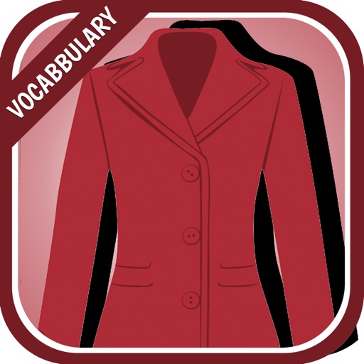 English Words Study Puzzle Game For Clothing Icon