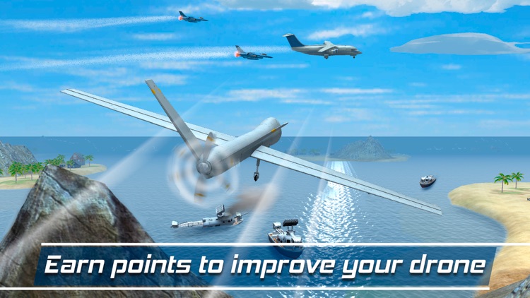 Shadow Quadcopter Drone Flight screenshot-3