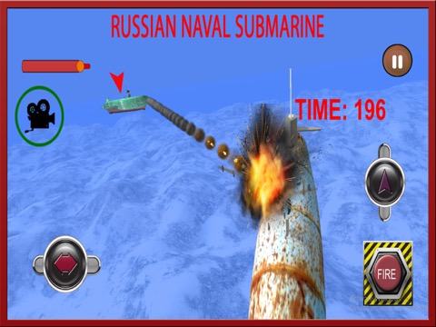 ロシア海軍潜水艦：軍艦シミュレーター3Dのおすすめ画像3
