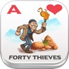 Forty Thieves Solitaire Hearts & Spades Patience