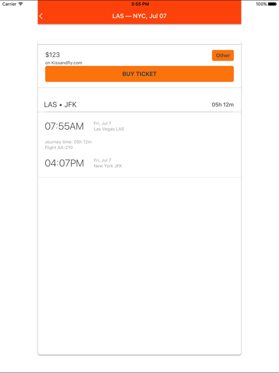 Cheap Airline Flights Tickets - Booking travel app iPad screenshot 4 - Travel app