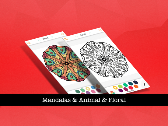 Screenshot #6 pour Animals & Mandalas Coloring Book