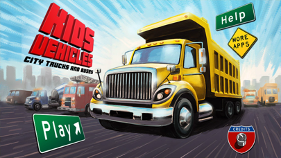 Kids Vehicles: City Trucks & Buses for the iPhone Screenshot