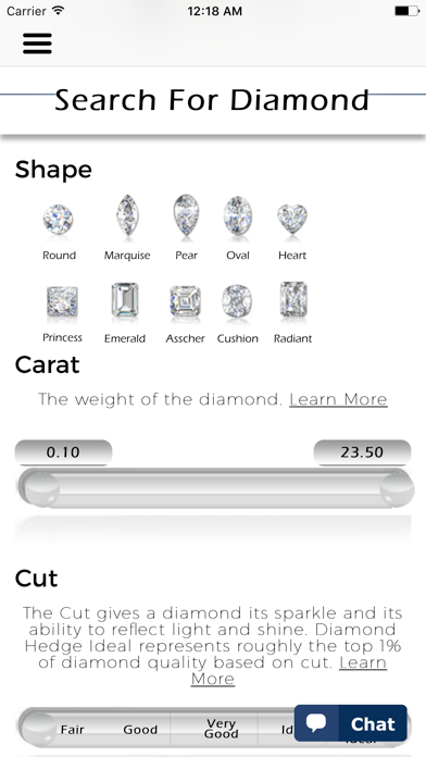 Diamond Hedge iPhone screenshot 2 - Shopping app