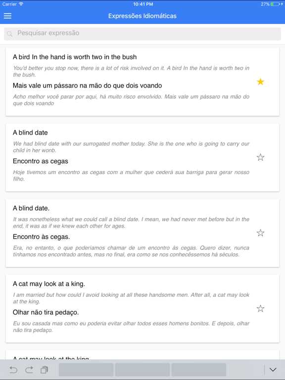 Screenshot #5 pour Expressões Idiomáticas
