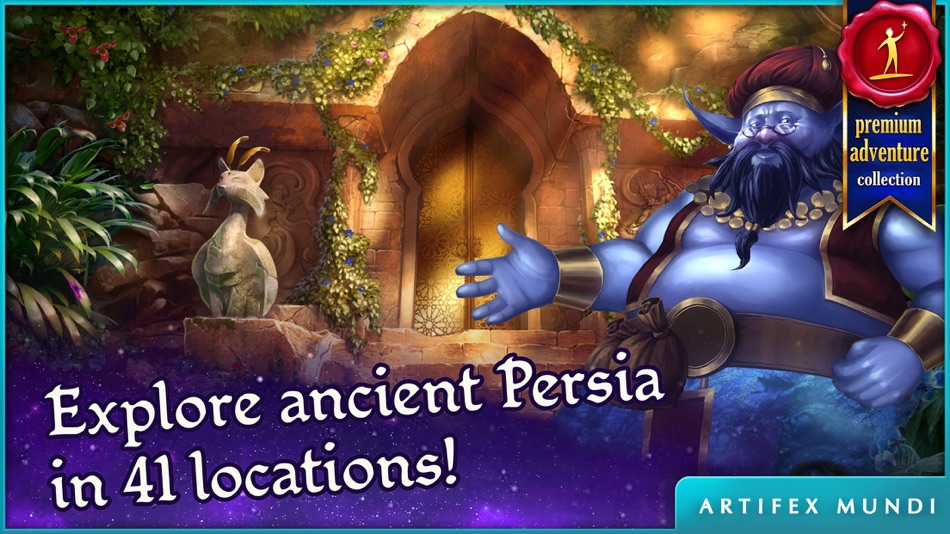 #3. Persian Nights: Sands of Wonders (Full) (iOS) Oleh: Artifex Mundi S.A.
