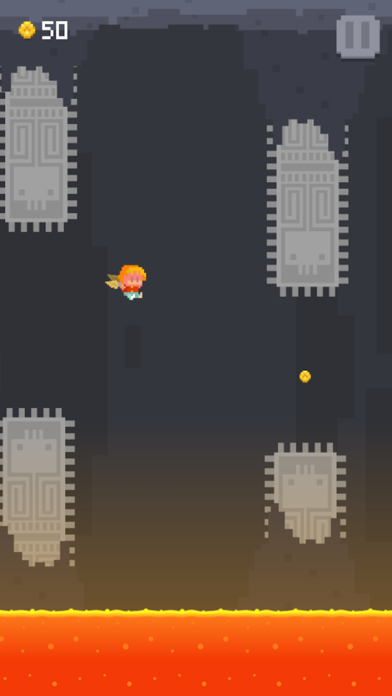 Screenshot #3 pour Pixel Run 2D - Lava Tomb