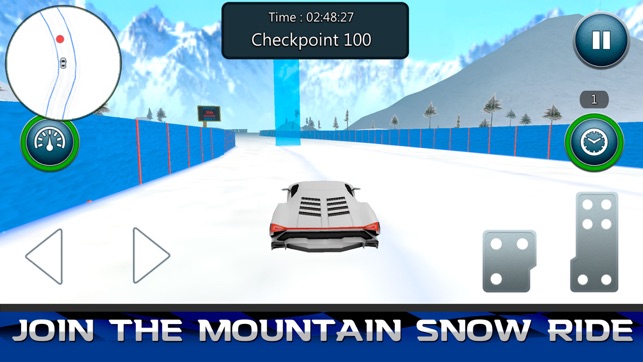 Snow Glide Car Driver(圖1)-速報App