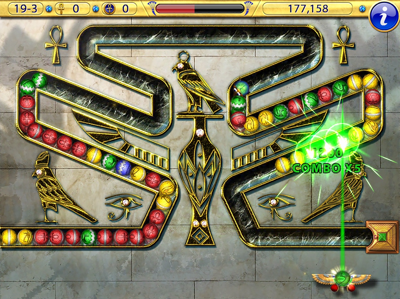 Screenshot 10 of Luxor:  Amun Rising HD