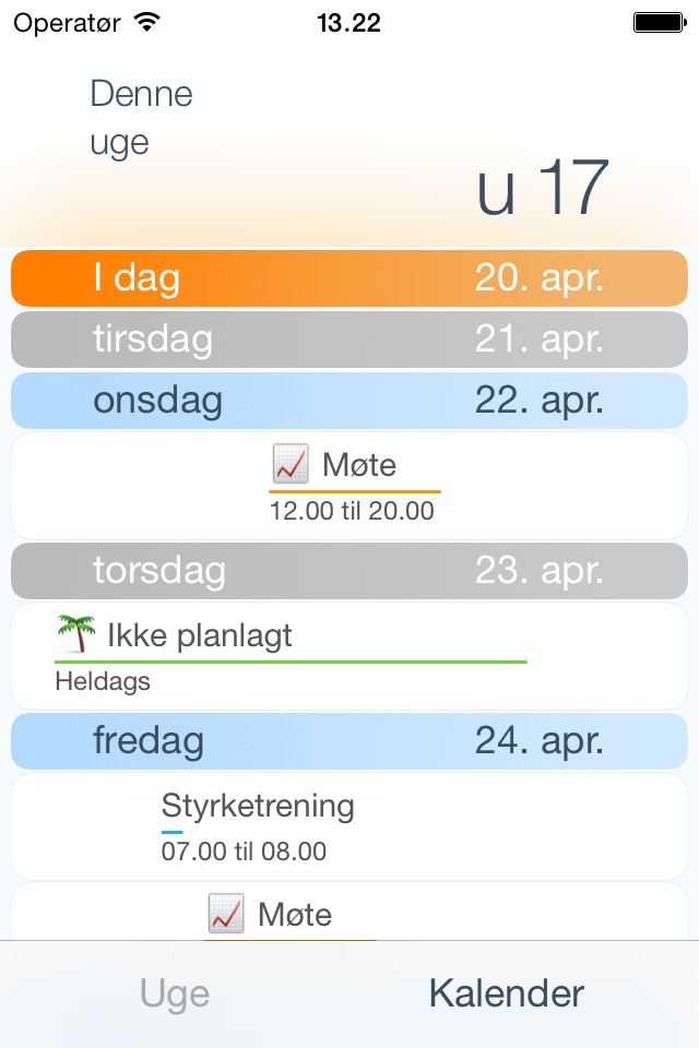 Min uge - dansk kalender screenshot 4