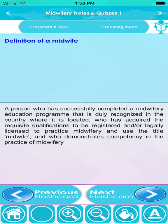Screenshot #5 pour Midwifery Study Guide- 1400 Notes, Quiz & Concepts
