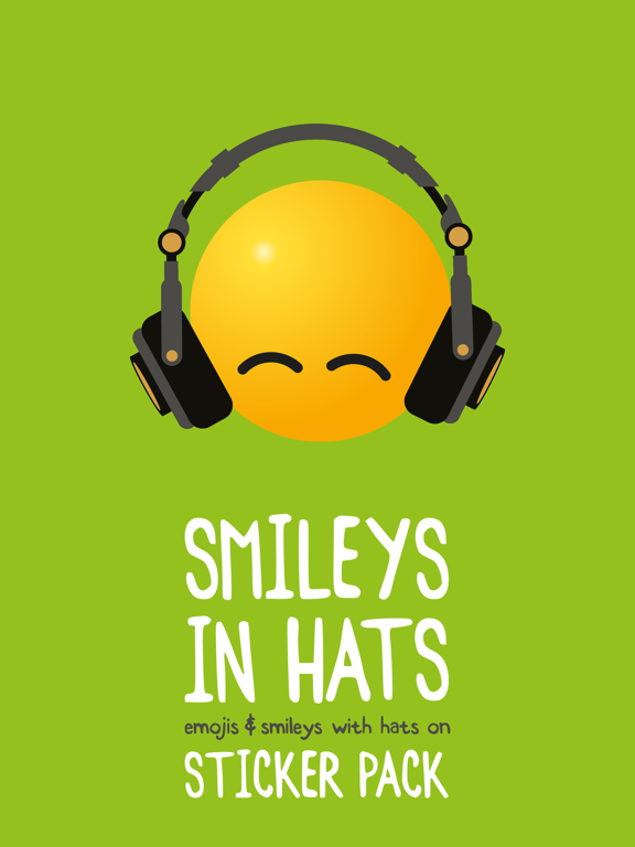 Screenshot #4 pour Smileys in Hats Sticker Pack