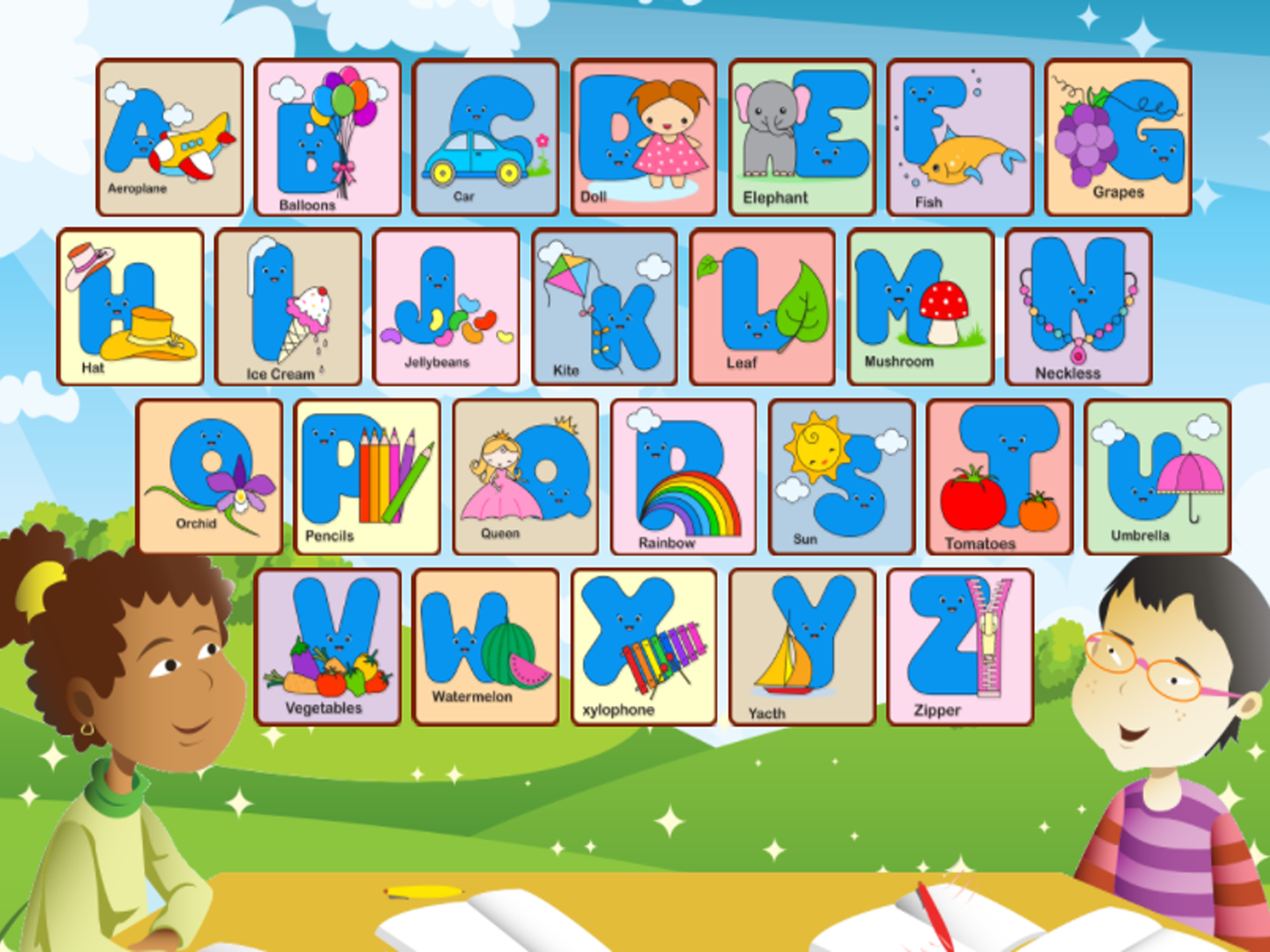 Learning Alphabet with Phonics Sounds Games