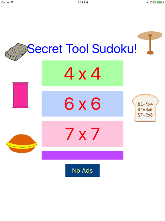 Screenshot #6 pour Easy SUDOKU 4x4,6x6,7x7 with Secret Tools
