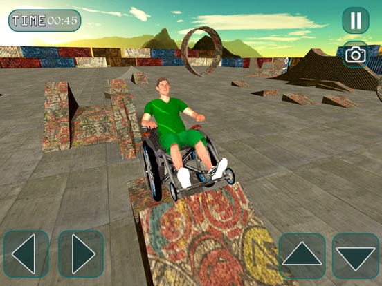 Screenshot #2 for Amazing Wheelchair real stunts