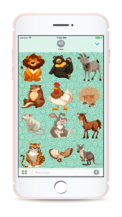 Fun Cute Animal Stickersのおすすめ画像2